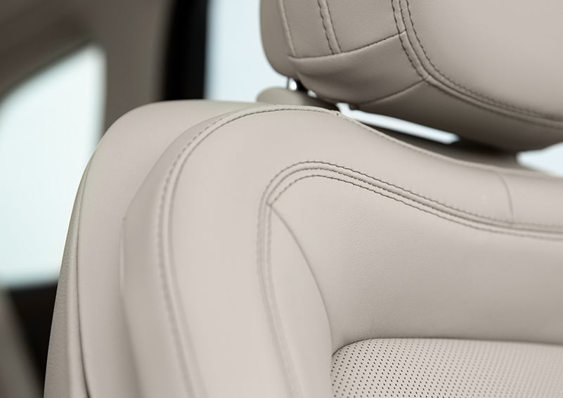 Fine craftsmanship is shown through a detailed image of front-seat stitching. | Maguire's Lincoln in Palmyra PA