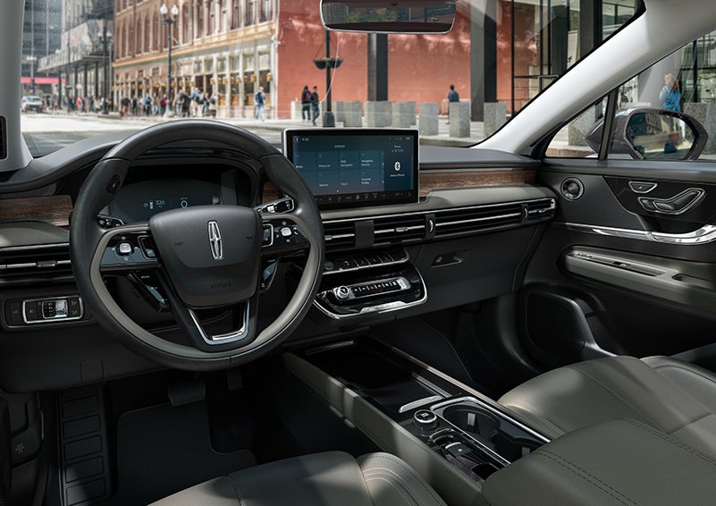 The interior dashboard of 2024 Lincoln Corsair® SUV is shown here. | Maguire's Lincoln in Palmyra PA