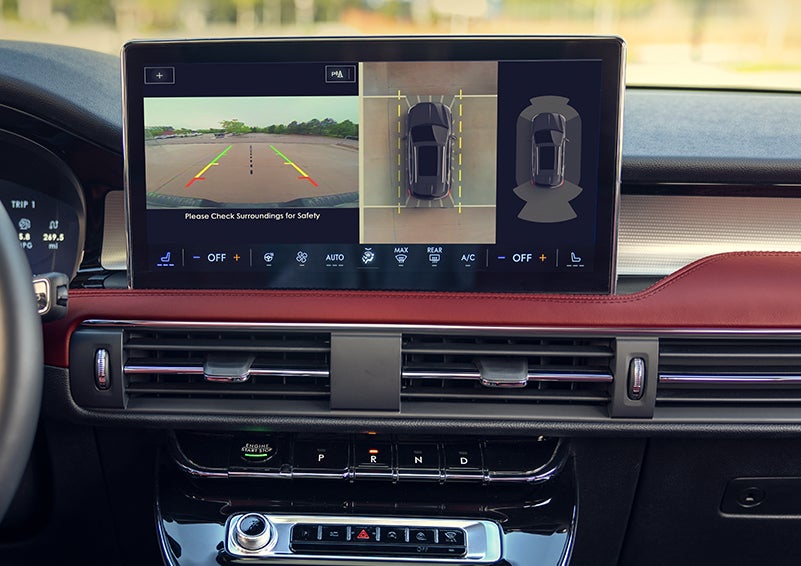 The large center touchscreen of a 2024 Lincoln Corsair® SUV is shown. | Maguire's Lincoln in Palmyra PA