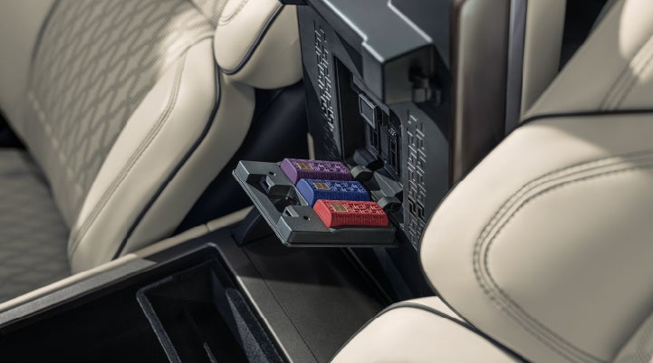 Digital Scent cartridges are shown in the diffuser located in the center arm rest. | Maguire's Lincoln in Palmyra PA