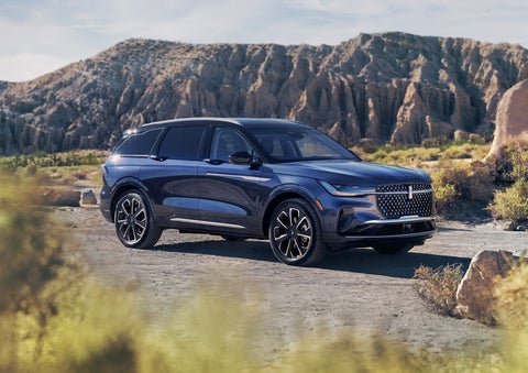 A 2024 Lincoln Nautilus® SUV is parked in a desert national park. | Maguire's Lincoln in Palmyra PA
