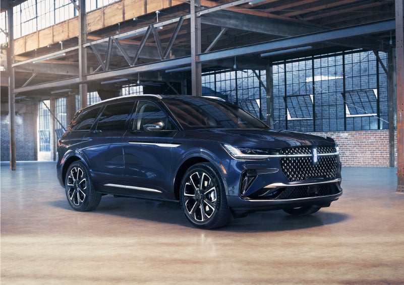 A 2024 Lincoln Nautilus® SUV is parked in an industrial space. | Maguire's Lincoln in Palmyra PA