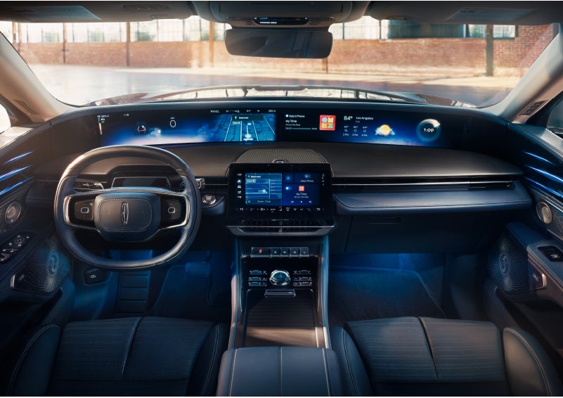 The panoramic display is shown in a 2024 Lincoln Nautilus® SUV. | Maguire's Lincoln in Palmyra PA